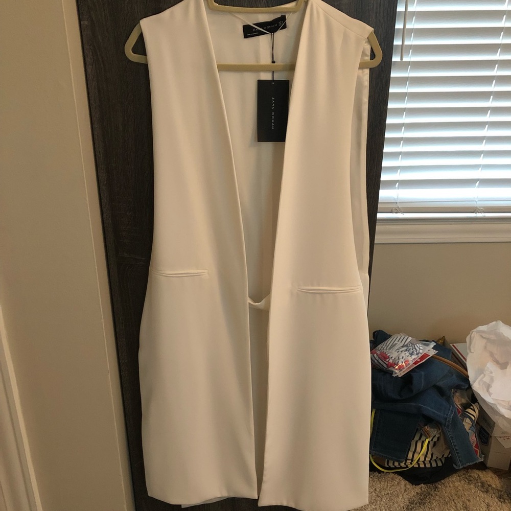 White Zara Vest